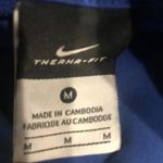 Nike Therma-Fit Asymmetrical 1/4 Zip Fleece Lined Pullover Blue Size Medium Photo 7