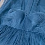Jenny Yoo for BHLDN Anthropologie “Annabelle” Blue Convertible Column Tulle Gown Photo 8
