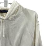 Ralph Lauren Polo Ralph‎ Lauren Hoodie Fleece Sweatshirt Suede Patchwork Star White Large Photo 4