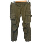 Nili Lotan French Crop Military Cargo Pants Size 2 Army Green Classic Minimalist Photo 6