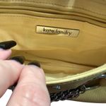 Kate Landry Tan Leather Shoulder Bag with Silver Chain Accents Photo 6