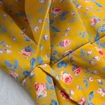 Francesca's Yellow Floral Midi Dress Photo 4