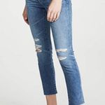 AG Adriano Goldschmied Prima Cigarette Crop Denim Jeans Distressed Size 24 Photo 6