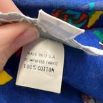 Vintage Tanner Womens Midi Shirt Dress Belt Size 12 Bows Print Long Sleeve Blue Photo 6