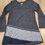 Kathmandu Imports Navy Blue Made in Nepal Tunic Length Sweater Medium Large Photo 0