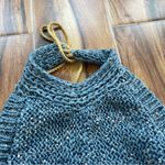 Free People Molly Playsuit Crochet Halter Open Back Romper Blue Ocean Size M Photo 6