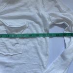 Free People  We The Free Betty Slouch V-Neck Long Sleeve White Size Medium NWOT Photo 3