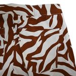 Spanx Womens L On The Go Print Ankle Slim Straight Leg Pants in Zebra Stripe NEW Photo 7