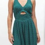 Kendall + Kylie Dark Green Halter Dress Size Small Photo 0