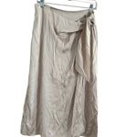 Club Monaco  Cream Midi Wrap Skirt Photo 7