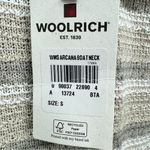 Woolrich  Arcana Boatneck Earth Tone Striped 100% Cotton Sweater Cottagecore NEW Photo 13