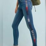 Levi's Anthropologie Made & Crafted High Rise 721 Skinny Jeans Side Stripe 27/30 Photo 2