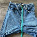 Levi's Womens Ribcage Straight Jeans Light Wash Distressing Size 27 100% Cotton Photo 9