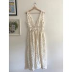 For Love & Lemons  NWT Snowflake Cream Daisy Mesh Maxi Dress Size Large Photo 5