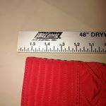 Vera Bradley Large Tall Quilted Red Tote Bag Interior Pockets Colorful Lining Photo 8