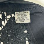 Casting LA Black Lace Halter Top‎ Crochet Tie Back Crop Top Blouse Med. Photo 5
