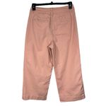 A New Day  SZ 8 Wide Leg Crop Pants Stretch Hi-Rise Zip-Fly Pockets Light Pink Photo 3