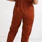 Madewell NEW petite Corduroy Puff-Sleeve Button-Front Jumpsuit, 12P Photo 1