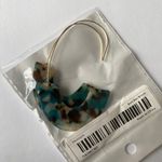 Acetate Board Design Hoop Earrings Minimalist Leisure Style Resin Jewelry Trendy Photo 1