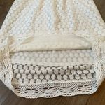 Solitaire  white crochet sheath dress half sleeve lined pullover Women’s sx XS/S Photo 7