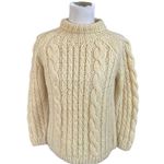 Vintage made in Italy for Stewart’s Baltimore cream wool sweater size S Photo 0
