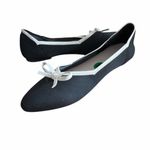 Danskin  Black and White Women's Pointy Ballet Flats Photo 4