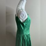 Misook  XS square neck midi dress emerald green Photo 3