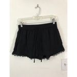 Hollister  black casual lace hem slip on shorts Photo 1