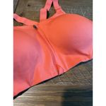 All In Motion  Coral Pink‎ Sports Bra Front Zip Padded Support Women 40D Photo 1