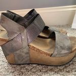 OTBT Pewter Colored Wedges Photo 0