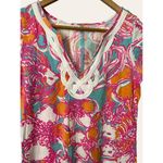 Lilly Pulitzer  Pink Brewster Floral Print Short Sleeve Mini Dress Size XS Photo 6