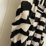 Ny Collection NWOT  women’s‎ black white lace striped ruched open cardigan large Photo 3