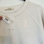 Madewell NWT Garment-Dyed Crewneck Sweatshirt in Parchment - Size: Medium Photo 3