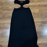 AGENT PROVOCATEUR Black & Gold cut out midi Christiana Cover Up Dress 6 Photo 10