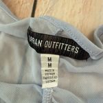 Urban Outfitters  women’s medium long sleeve ruched  sheer top blouse shirt Club Photo 1