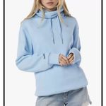 NWT Favorite Daughter Mask Hoodie Blue Photo 1