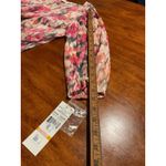 NWT Women’s Multicolor Blouse Small Skye's The Limit Peach Pink Top Shirt Office Photo 6