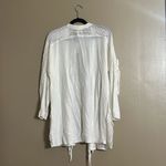 New York And Company New York & Co Cardigan Sz M Open Front Fringe Detail Fall Sweater Special Event Photo 6