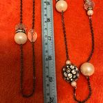 Necklaces with Oversized crystal and pearl style beads Multiple Photo 4