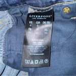 Liverpool Abby Medium Adams Wash Mid Rise Distressed Skinny Jeans Sz 4 Photo 8