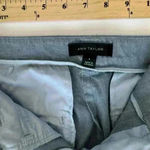 Ann Taylor  Blue Cropped Dress Pants Size 0 Cotton Blend Woman’s Work Pants Photo 4