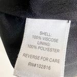 Garnet Hill Bohemian Pocket Dress Black Size 10 Photo 4