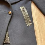 Trina Turk Wool Blend Navy Blue Single Breast Peacoat Size 10 Photo 4