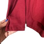 Athleta Maroon Long Sleeve Boat Neck Round Hem Athletic T-Shirt Women Sz S Photo 4
