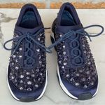 Ash 
MIDNIGHT 'MUSE BEADS' EMBELLISHED
LACE AND SATIN SNEAKERS 37/7 Photo 2