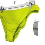 Show Me Your Mumu Show Me Your Mimi Women's Neon Green Textured Bikini Bottoms Size XXL Photo 2