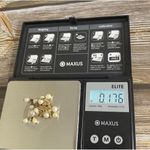 Vintage 1/20 12k Gold Filled Genuine Pearl 15" Choker Necklace Minimalist MCM White Photo 7