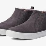 Toms  Size 7 Bryce Slip On Women shoes Fur Lines Grey Suede Photo 0