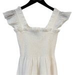 Hill House  Ellie Nap Dress White Organza Seersucker XS Photo 5