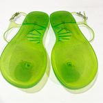 Katy Perry  Women's Size 10.5 The Geli Flat Sandal Avocado Jelly Shoe Photo 3